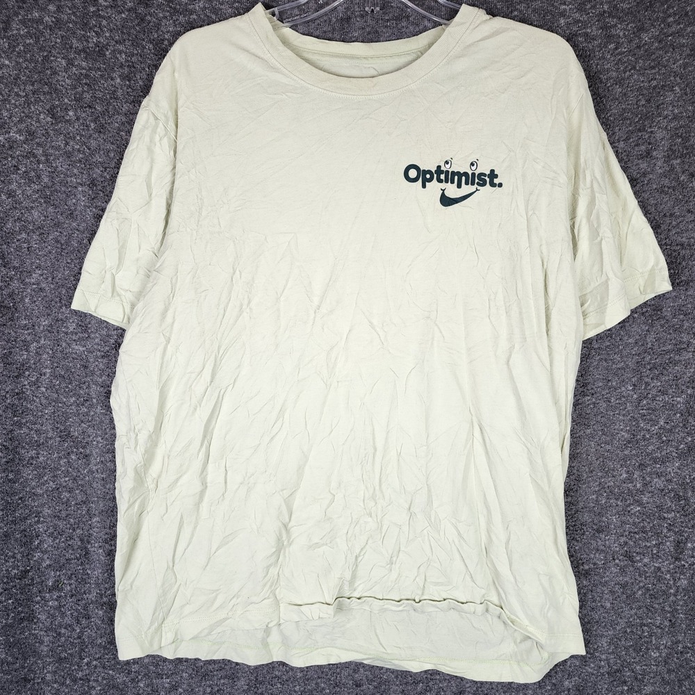 Nike Product Type Mens XL The Nike Tee Lime Green Optimist Graphic EUC